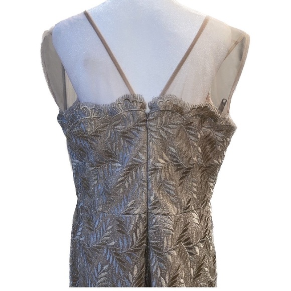 JS Collections Women's “Rosie” Pink and Gold Cocktail Dress Size 12 - Picture 7 of 15